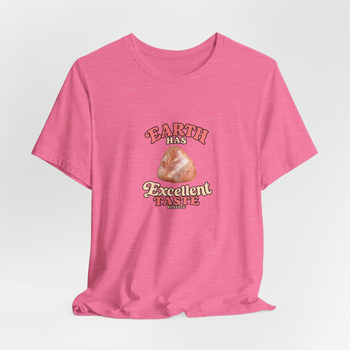 Earth Has Excellent Taste — Peach Moonstone Tee | Pinks & Orchid