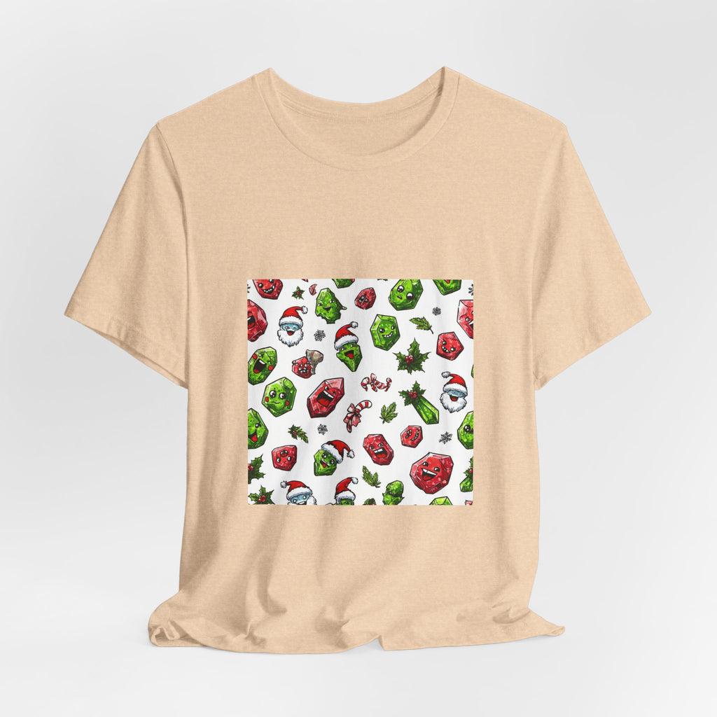 Christmas Crystal Cheer T-Shirt | Sandy Neutrals & Oranges