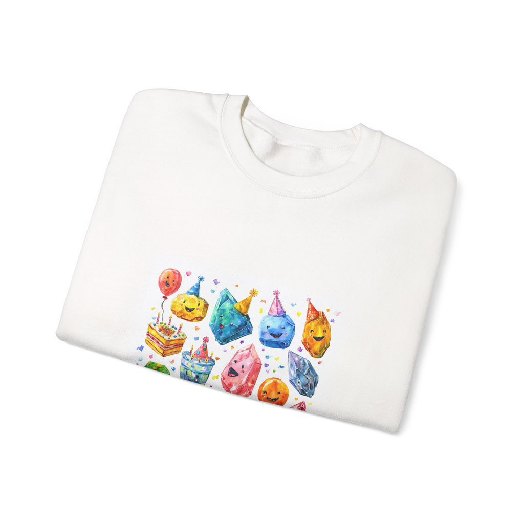 Crystal Birthday Party Crewneck | Neutrals & Reds