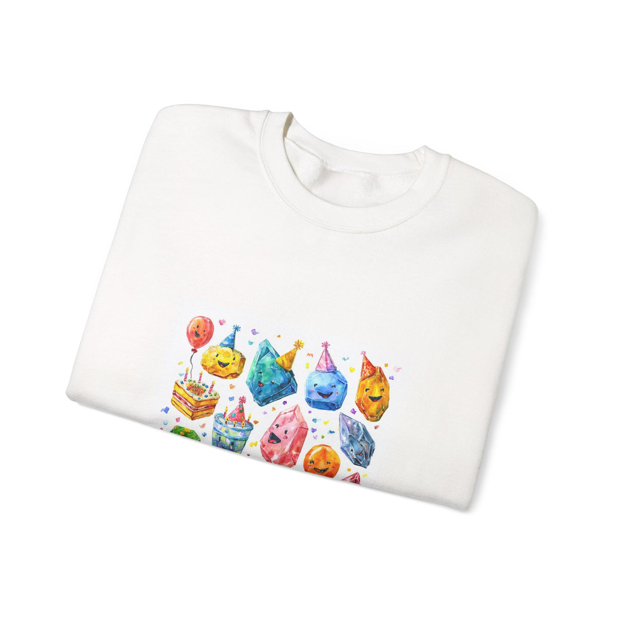 Crystal Birthday Party Crewneck | Neutrals & Reds
