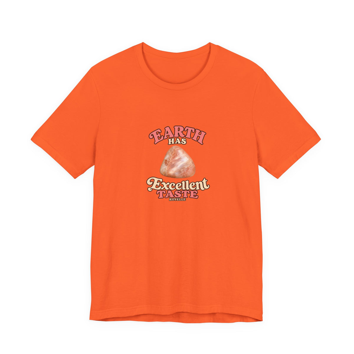 Earth Has Excellent Taste — Peach Moonstone Tee | Sandy Neutrals & Oranges