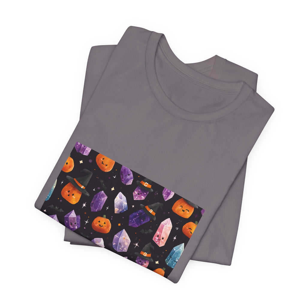 Halloween Crystal Party T-Shirt | Light Neutrals
