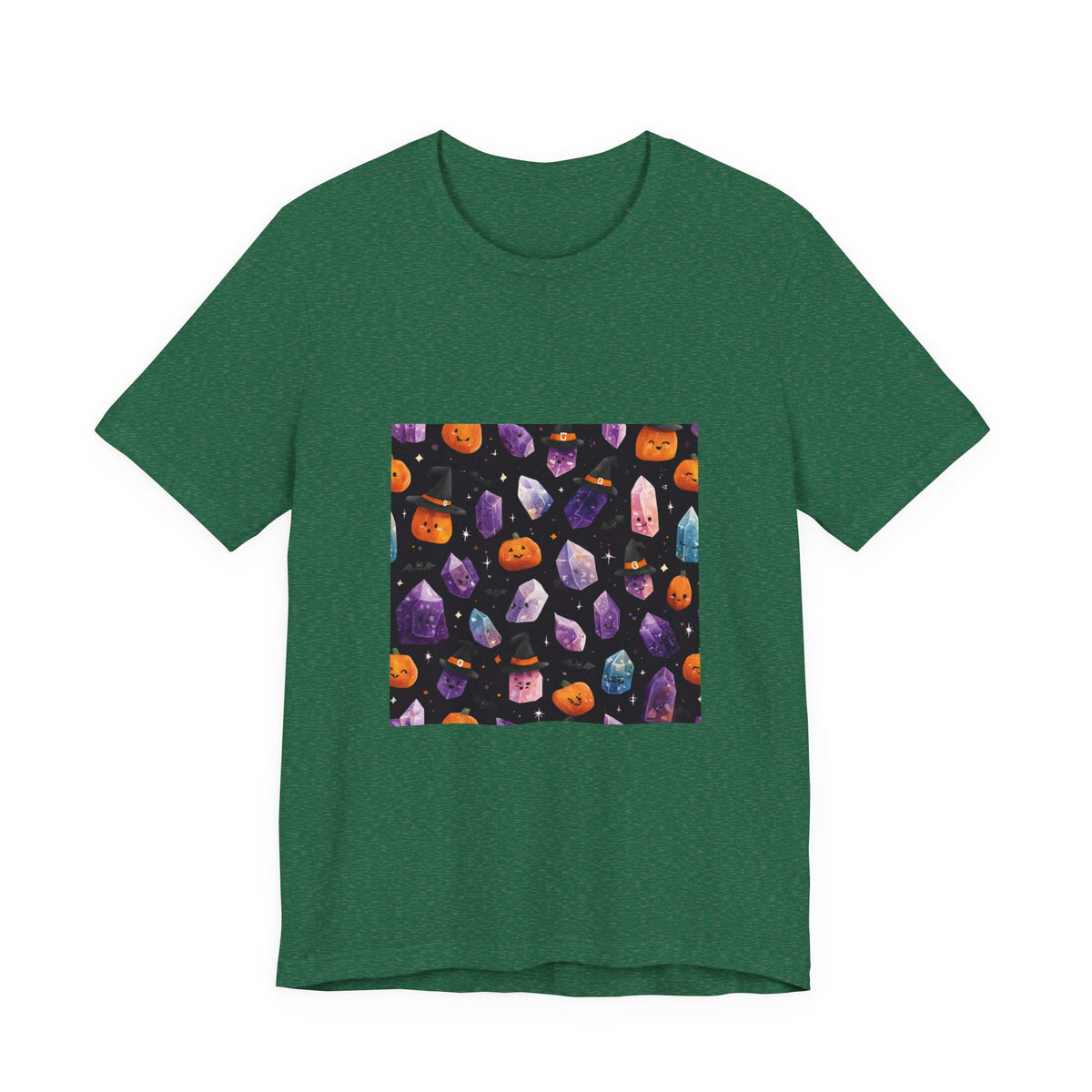 Halloween Crystal Party T-Shirt | Greens