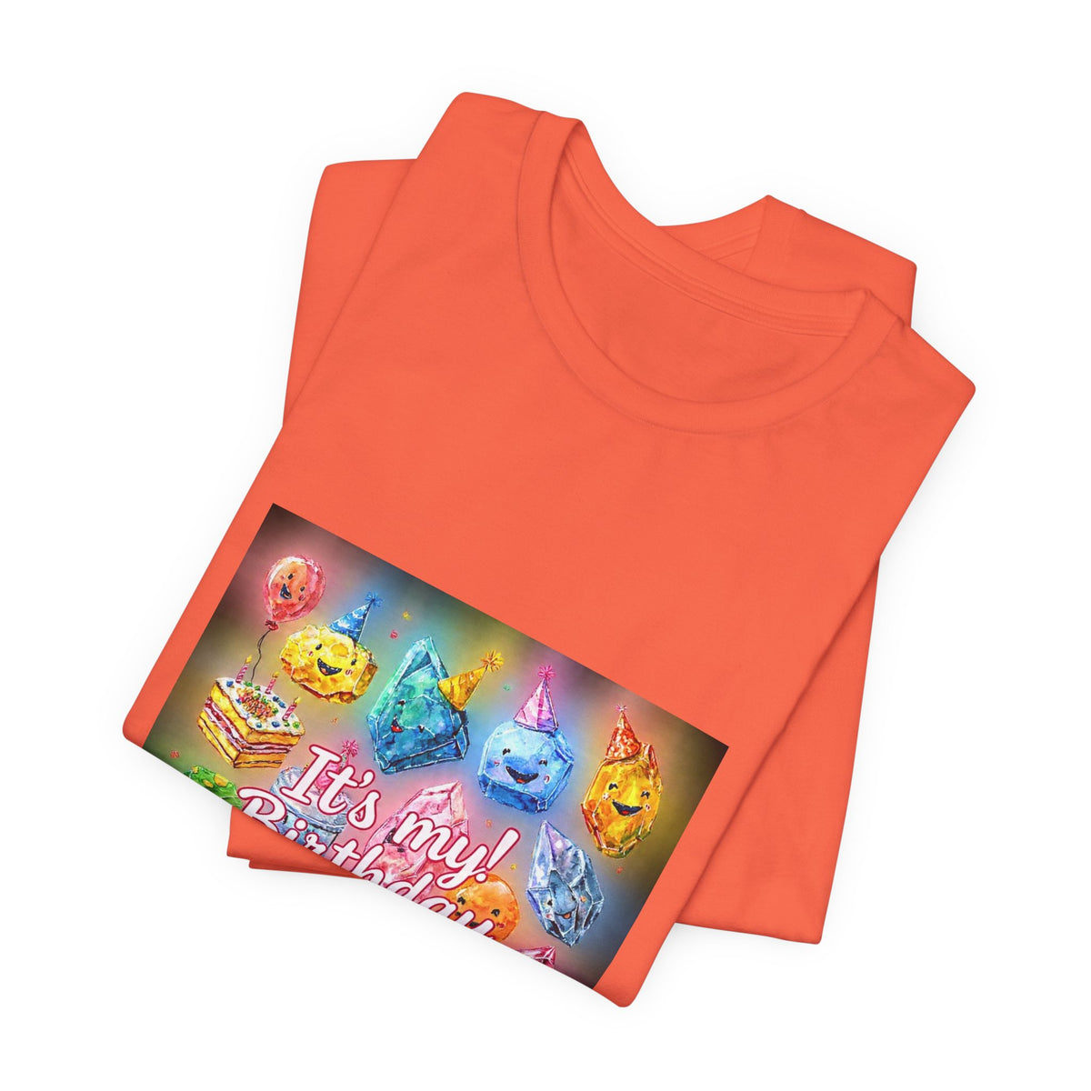 It's My Birthday Crystal Party T-Shirt | Pinks & Orchid
