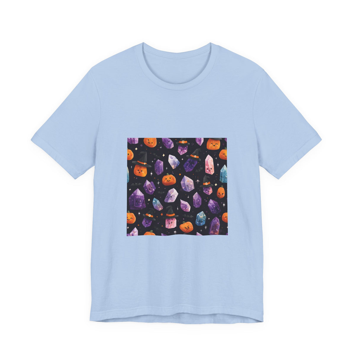 Halloween Crystal Party T-Shirt | Soft Blues