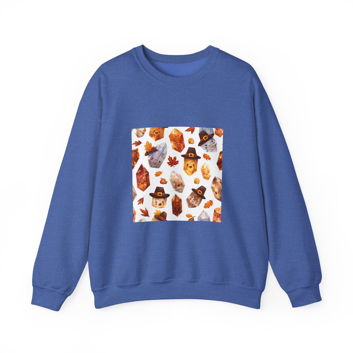 Thanksgiving Crystal Harvest Crewneck | Blues, Purples & Pinks