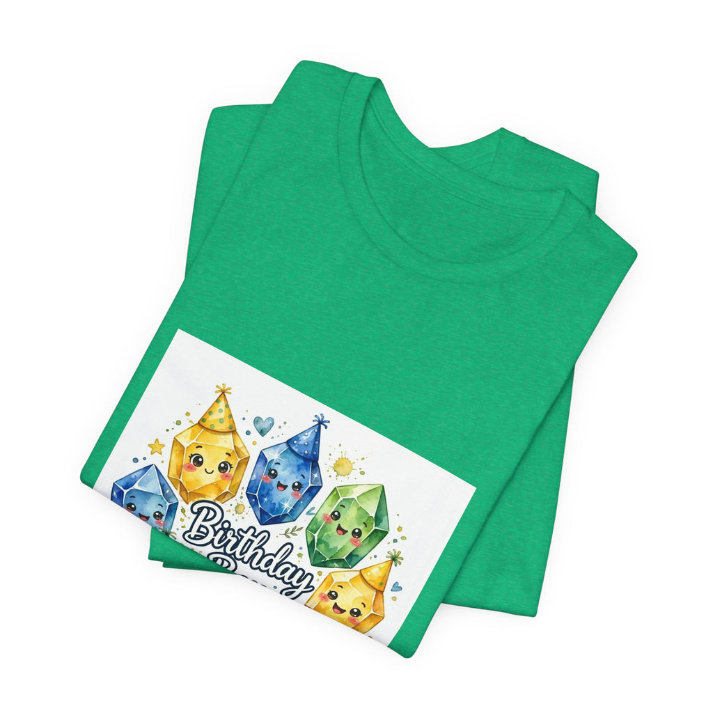 Birthday Boy Crystal Party T-Shirt | Greens