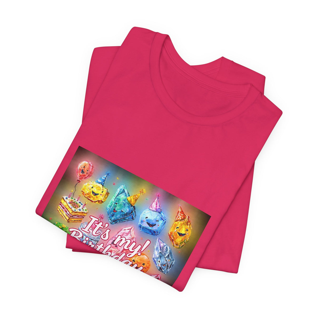 It's My Birthday Crystal Party T-Shirt | Pinks & Orchid