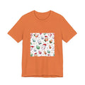 Pastel Christmas Crystal Friends T-Shirt | Sandy Neutrals & Oranges