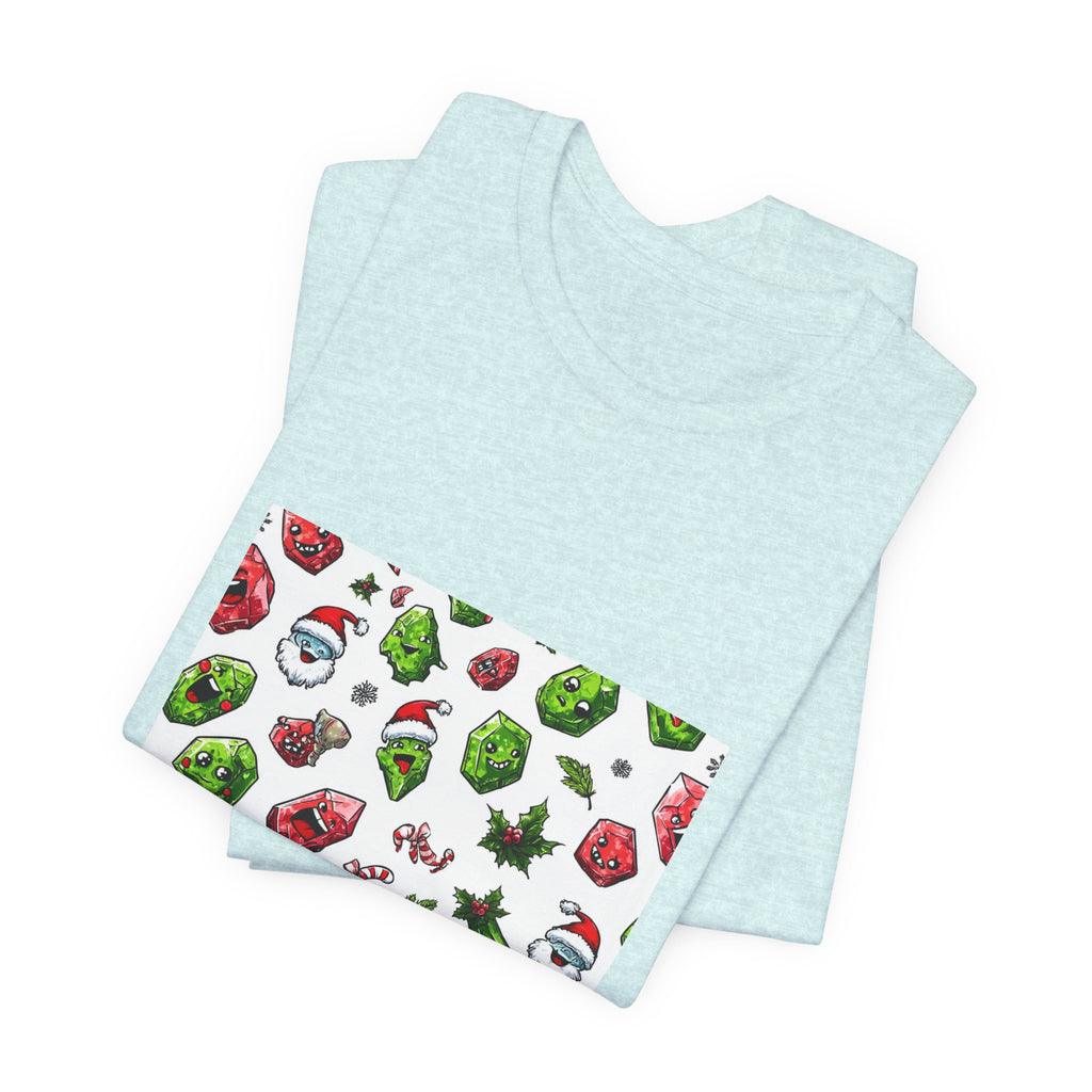 Christmas Crystal Cheer T-Shirt | Soft Blues