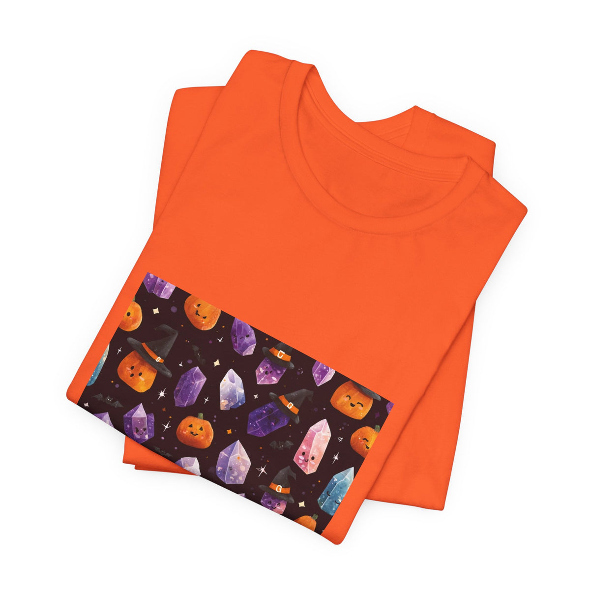 Halloween Crystal Party T-Shirt | Sandy Neutrals & Oranges