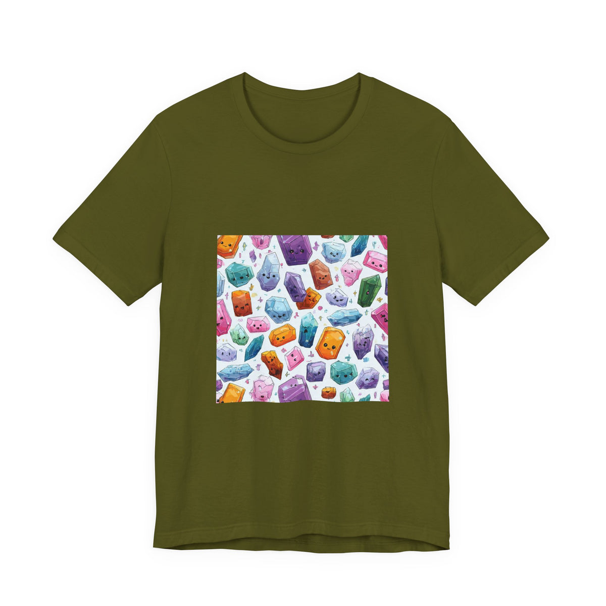 Pastel Crystal Friends T-Shirt | Greens