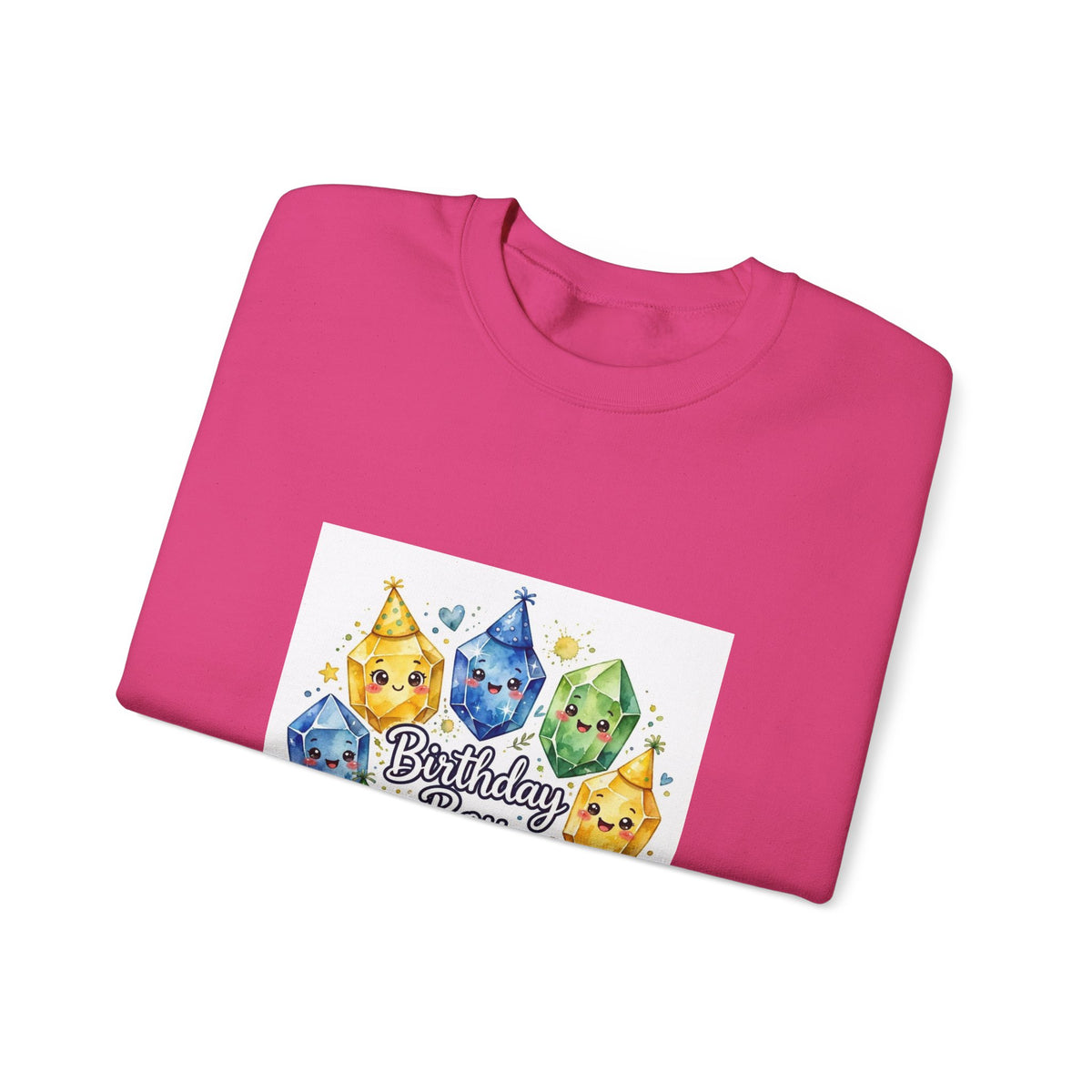 Birthday Boy Crystal Party Crewneck | Blues, Purples & Pinks