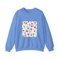 Pastel Christmas Crystal Friends Crewneck | Blues, Purples & Pinks