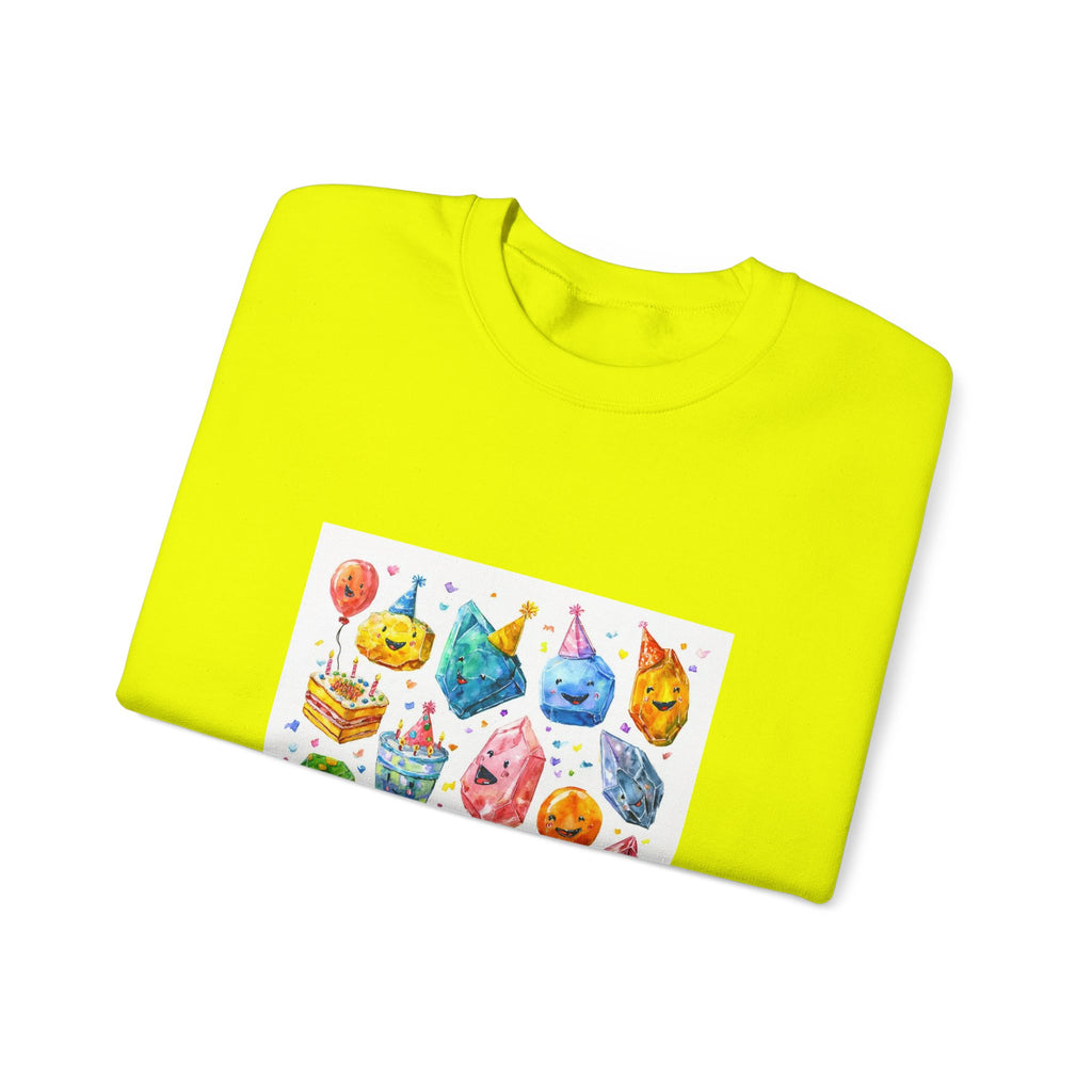 Crystal Birthday Party Crewneck | Earth Tones & Brights