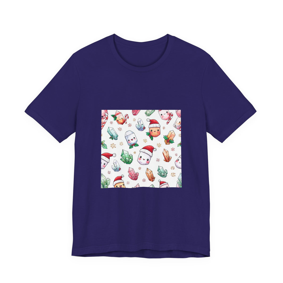 Pastel Christmas Crystal Friends T-Shirt | Royal, Navy & Purple