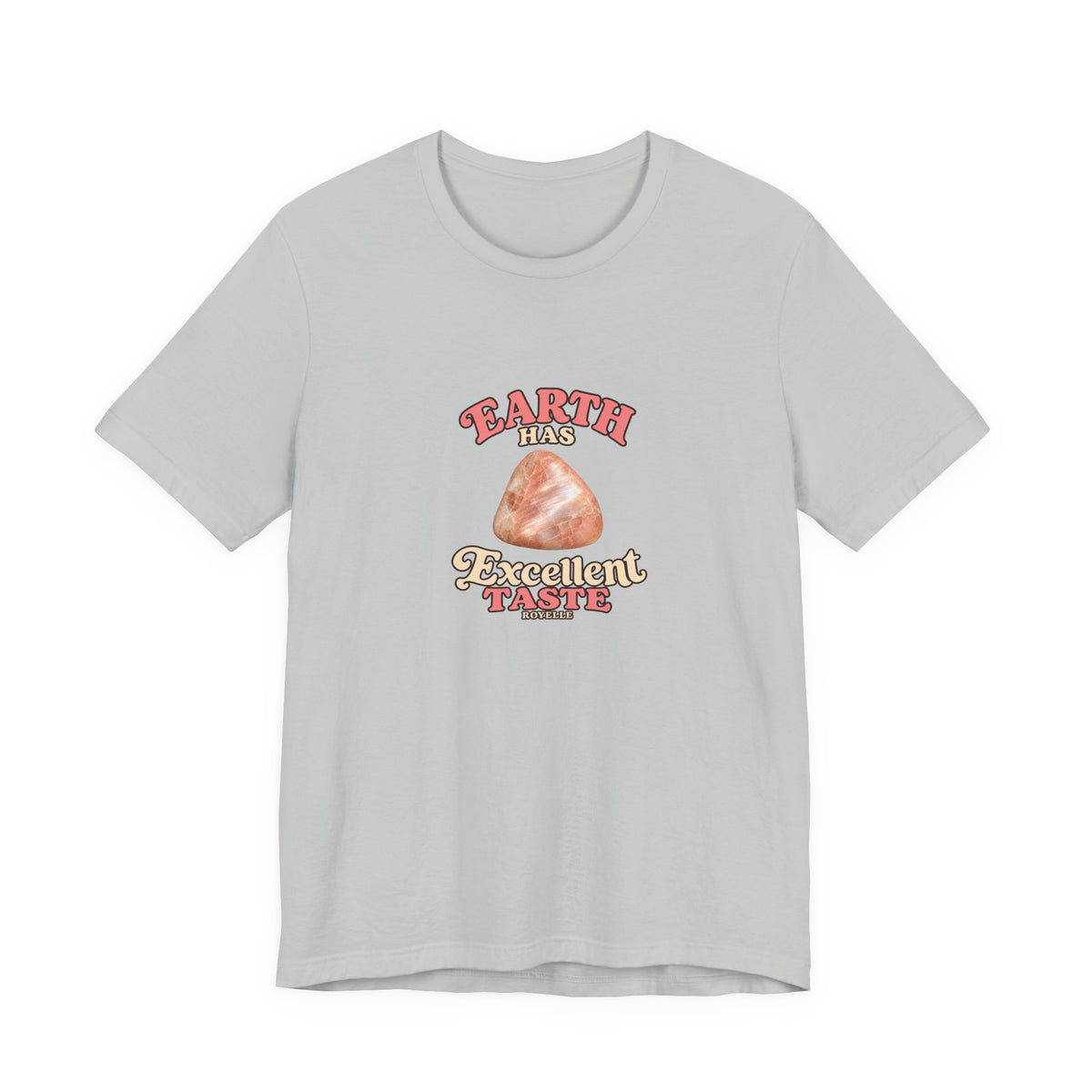 Earth Has Excellent Taste — Peach Moonstone Tee | Light Neutrals