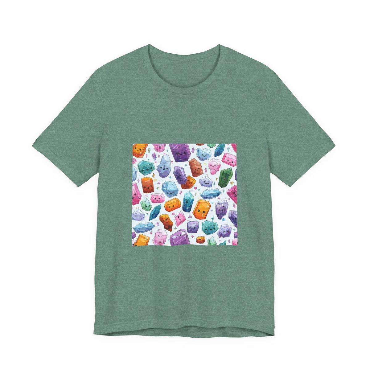 Pastel Crystal Friends T-Shirt | Forest & Ocean