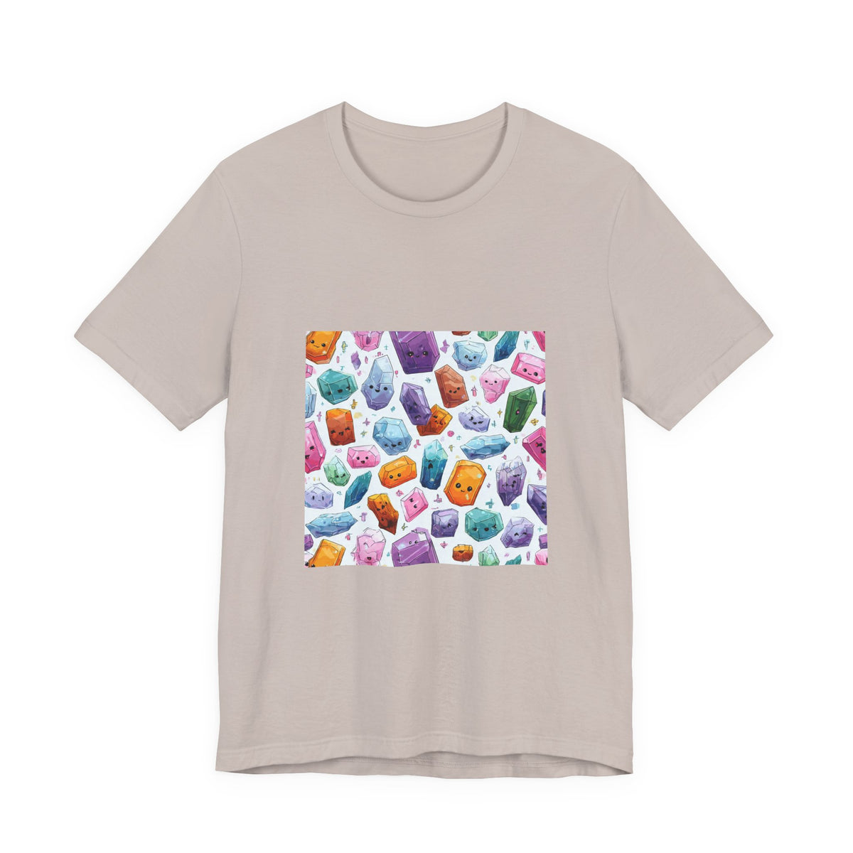 Pastel Crystal Friends T-Shirt | Light Neutrals