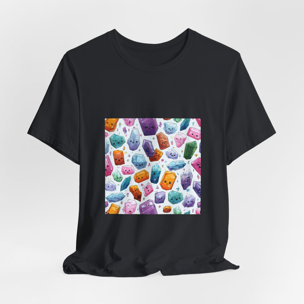 Pastel Crystal Friends T-Shirt | Dark Neutrals & Reds