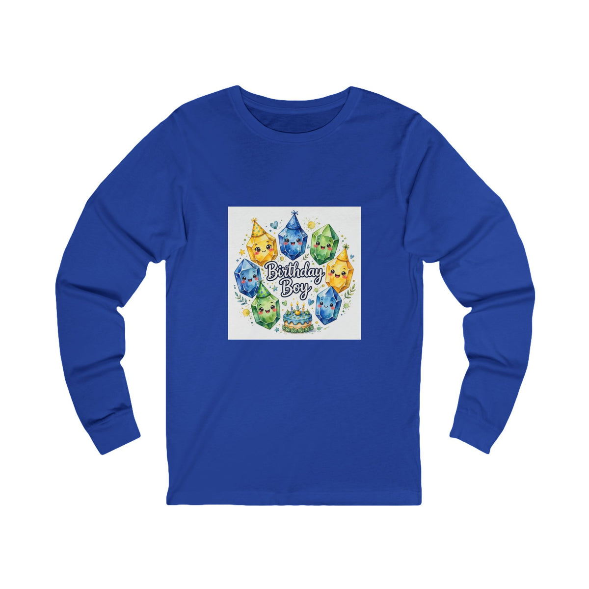 Birthday Boy Crystal Party Long Sleeve T-Shirt