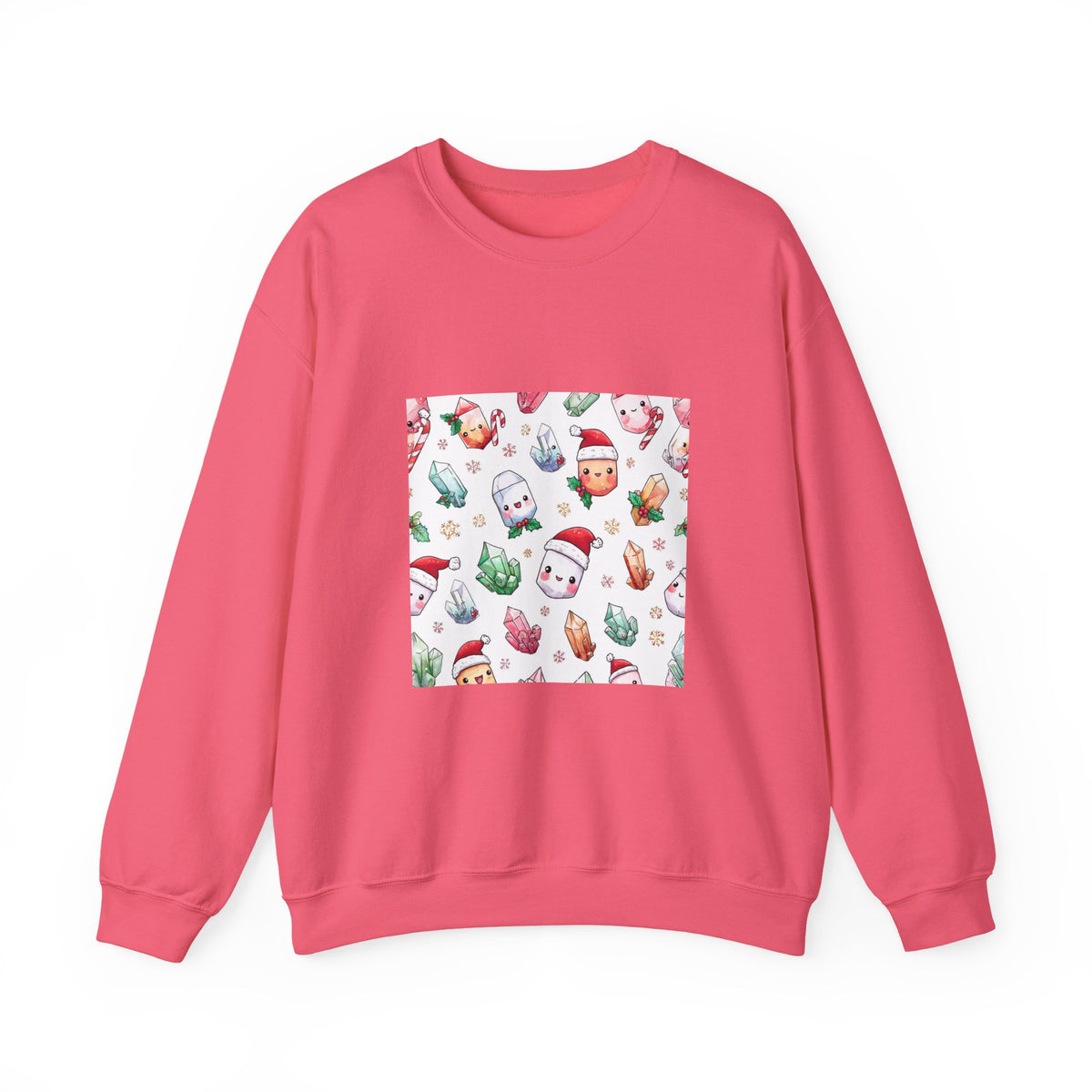 Pastel Christmas Crystal Friends Crewneck | Blues, Purples & Pinks