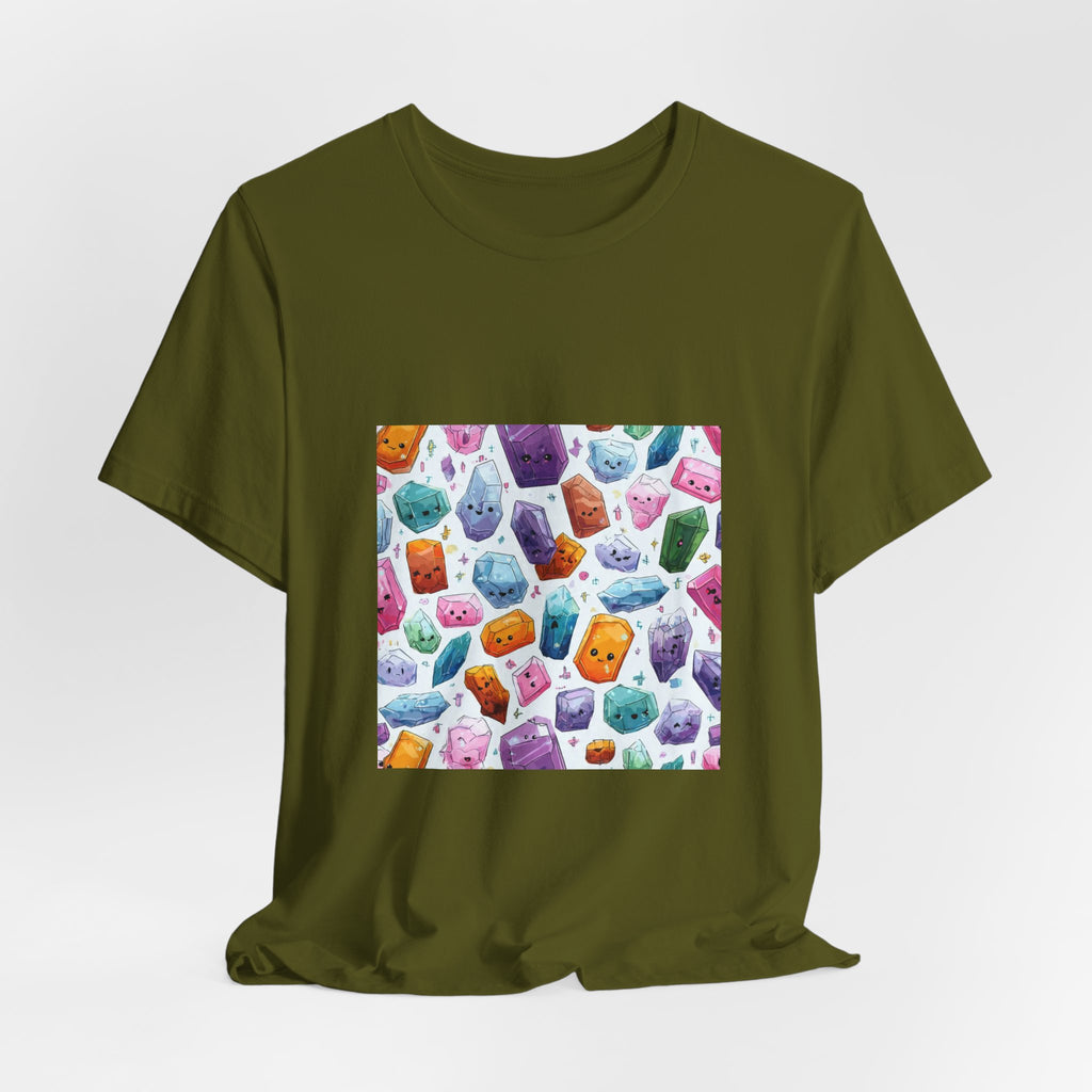 Pastel Crystal Friends T-Shirt | Greens