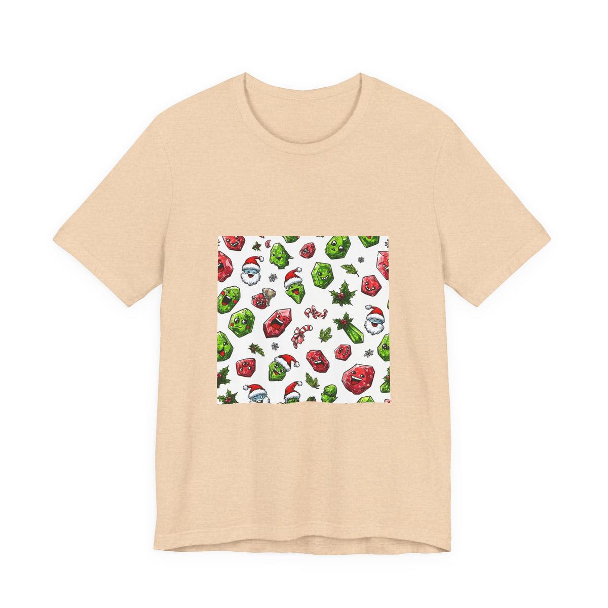 Christmas Crystal Cheer T-Shirt | Sandy Neutrals & Oranges