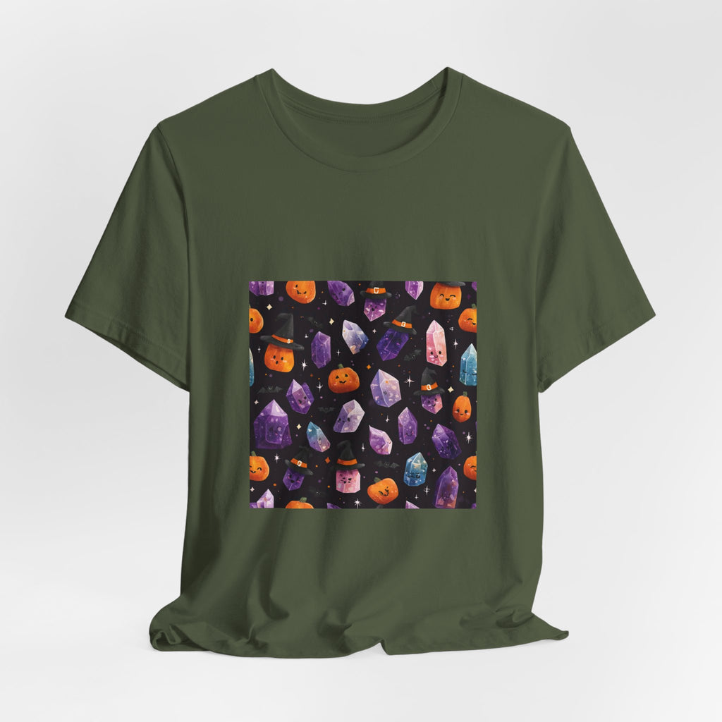 Halloween Crystal Party T-Shirt | Greens