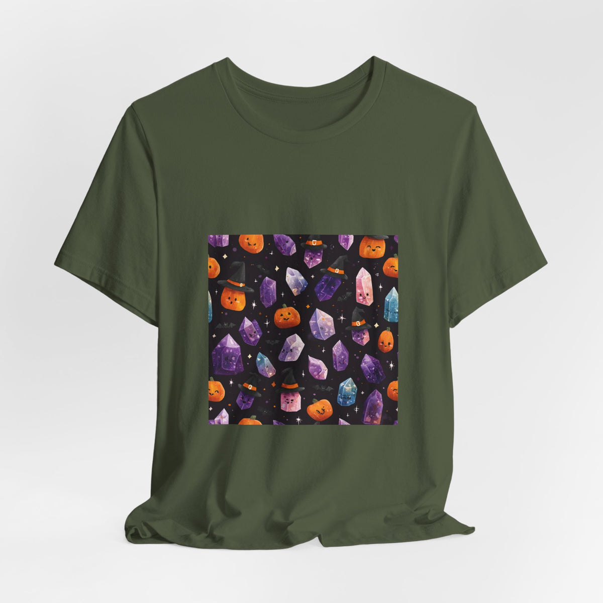 Halloween Crystal Party T-Shirt | Greens