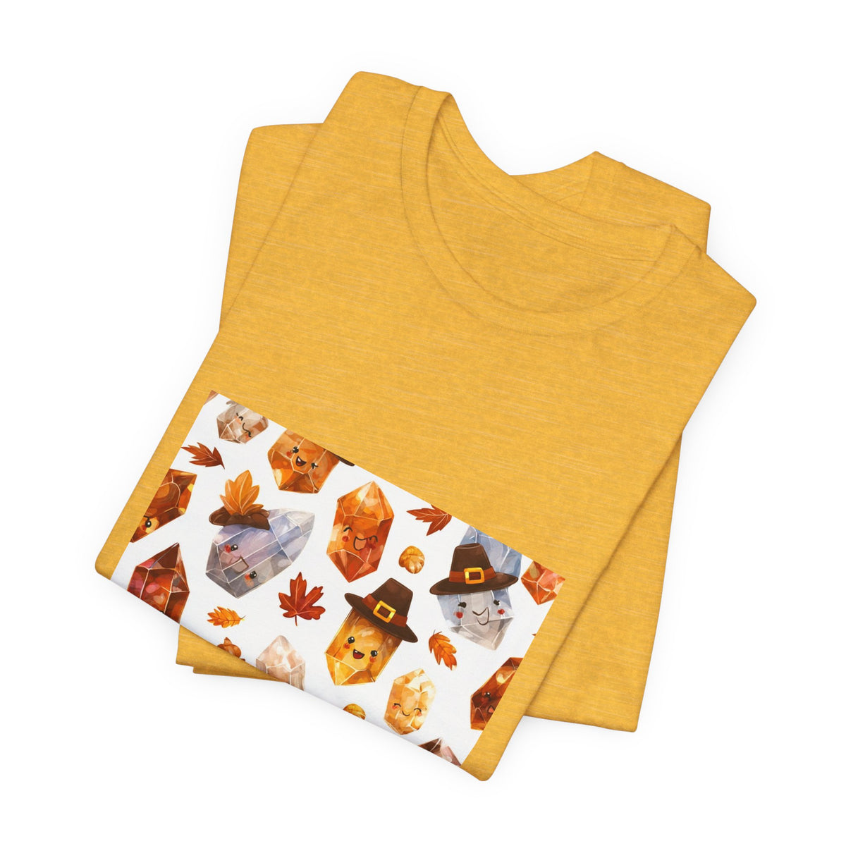 Thanksgiving Crystal Harvest T-Shirt | Golds, Mints & Teal