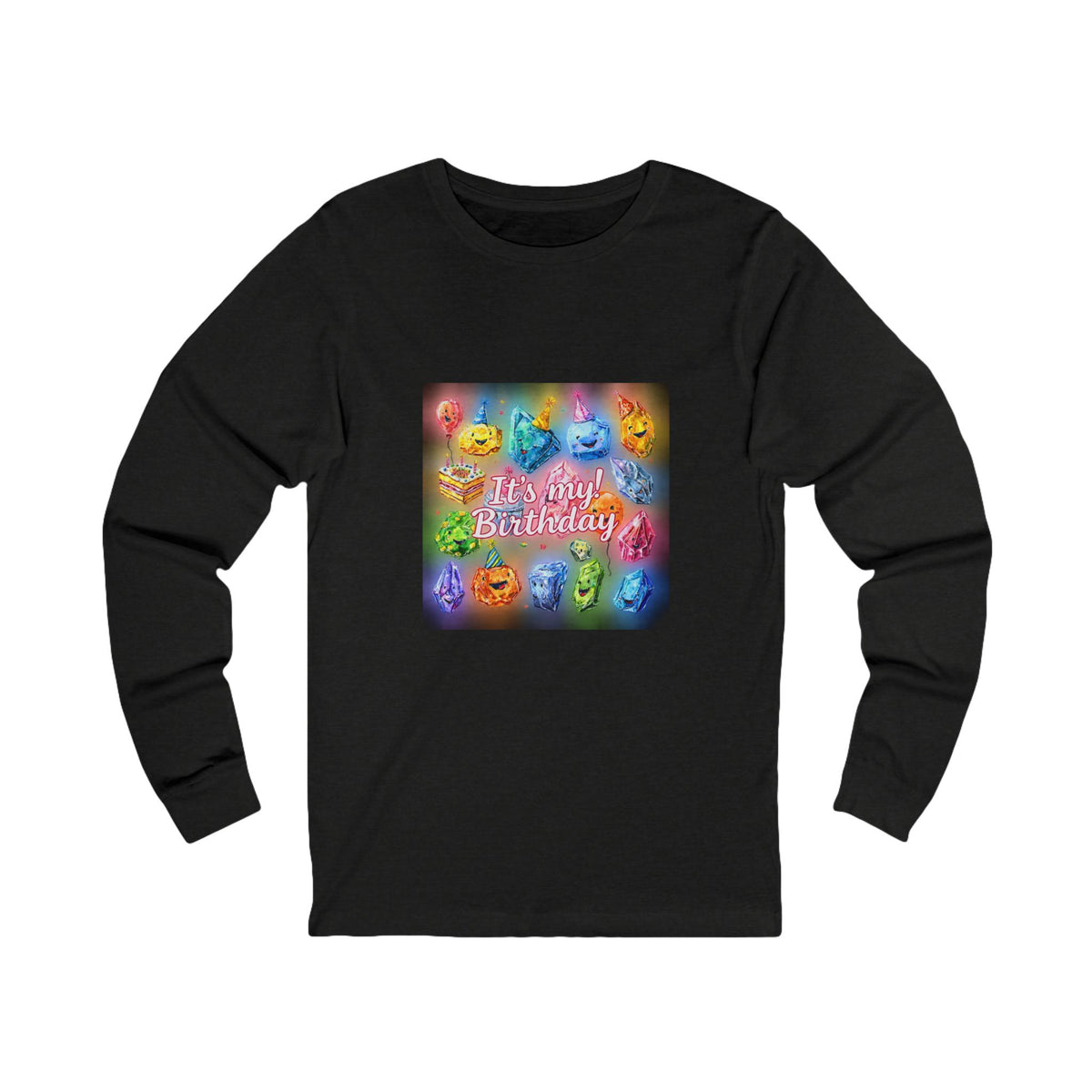 It's My Birthday Crystal Party Long Sleeve T-Shirt