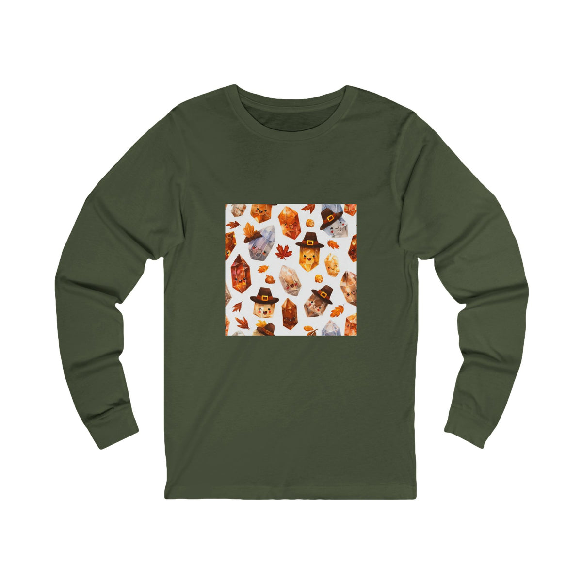 Thanksgiving Crystal Harvest Long Sleeve T-Shirt