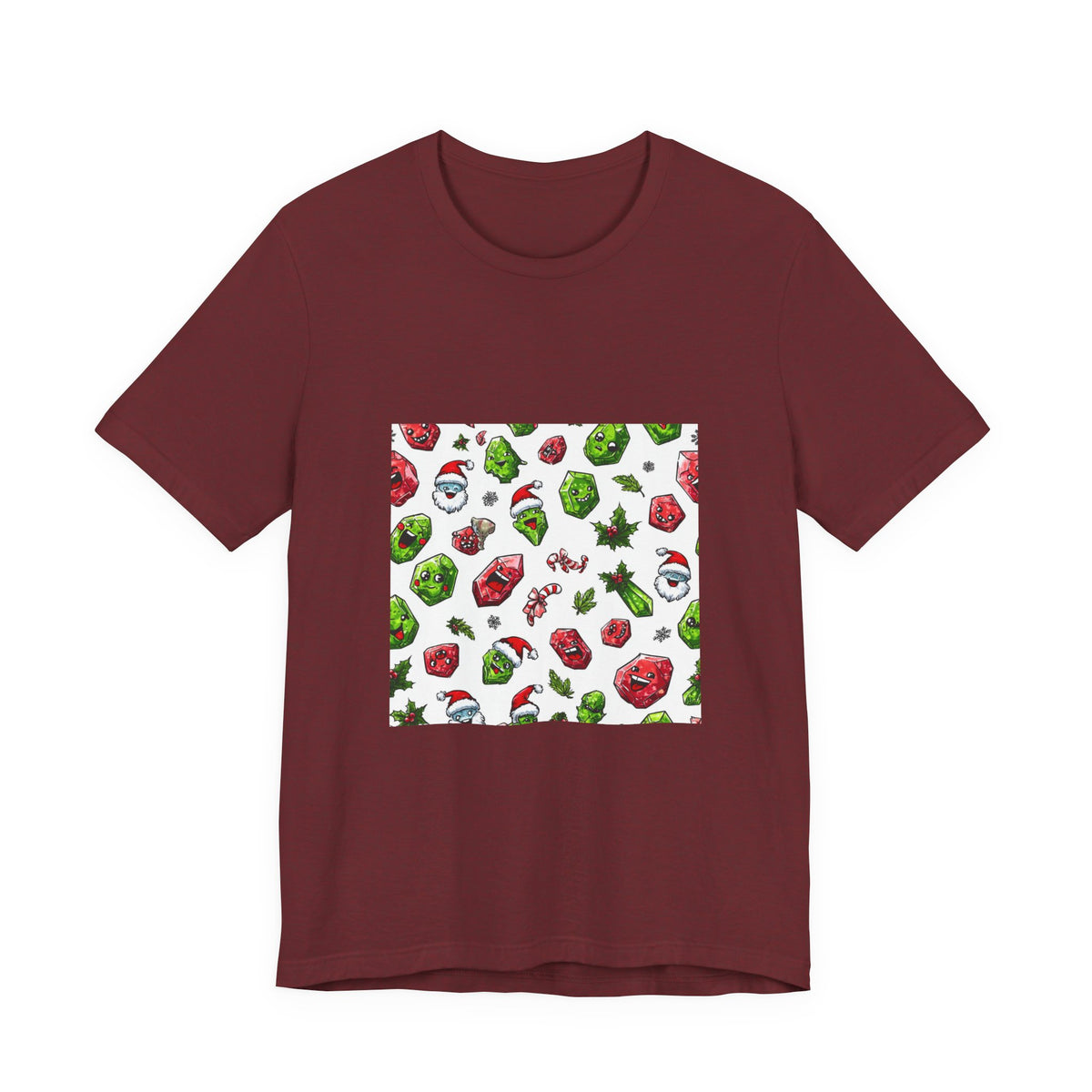 Christmas Crystal Cheer T-Shirt | Earthy Reds & Browns