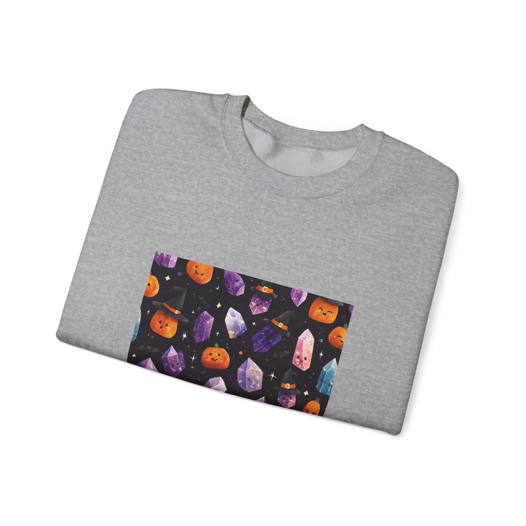 Halloween Crystal Party Crewneck | Neutrals & Reds