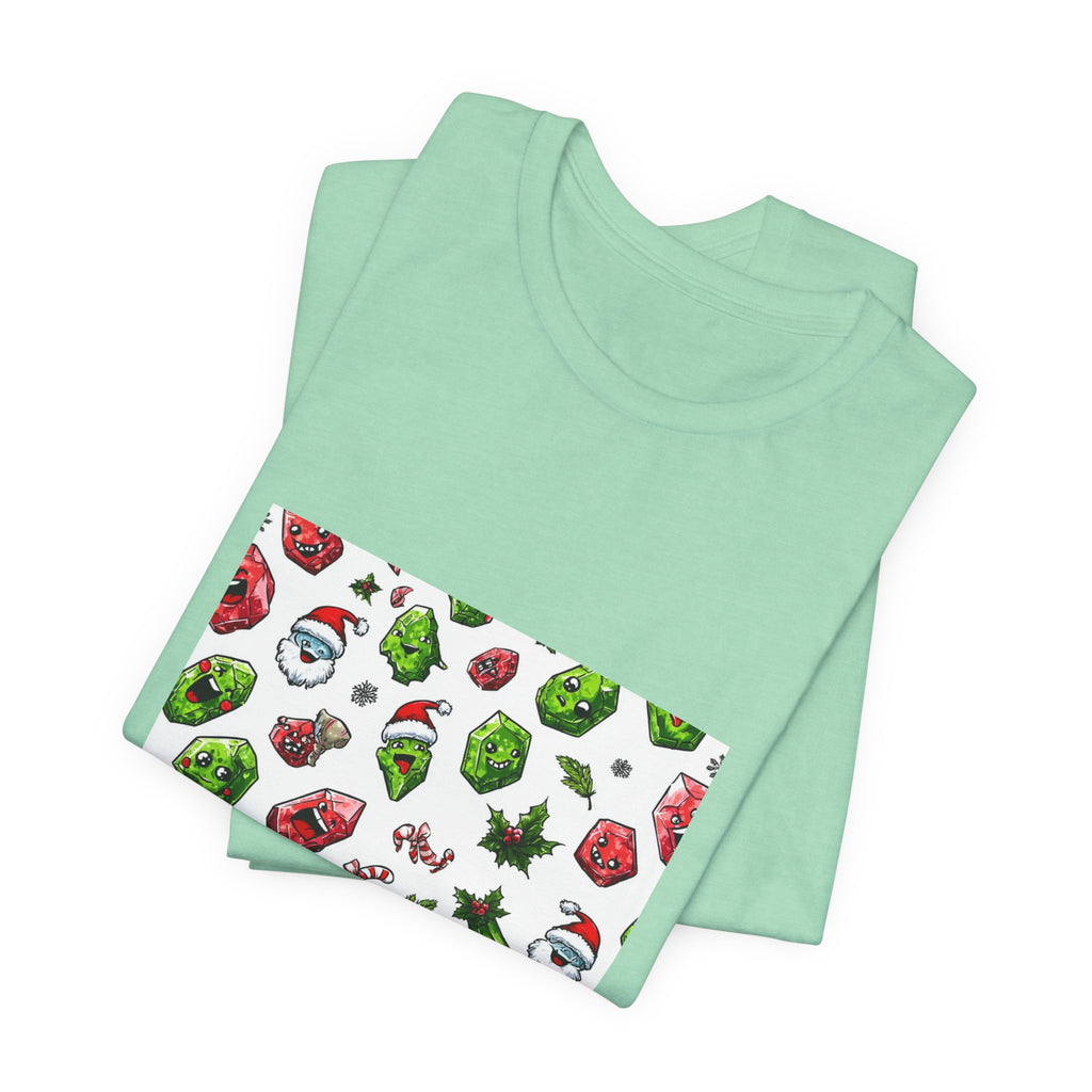 Christmas Crystal Cheer T-Shirt | Golds, Mints & Teal