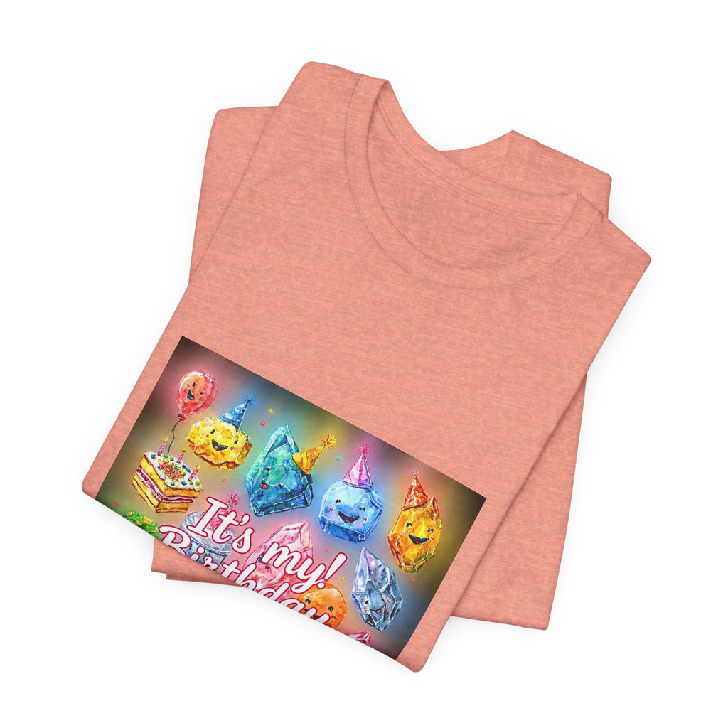It's My Birthday Crystal Party T-Shirt | Pinks & Orchid