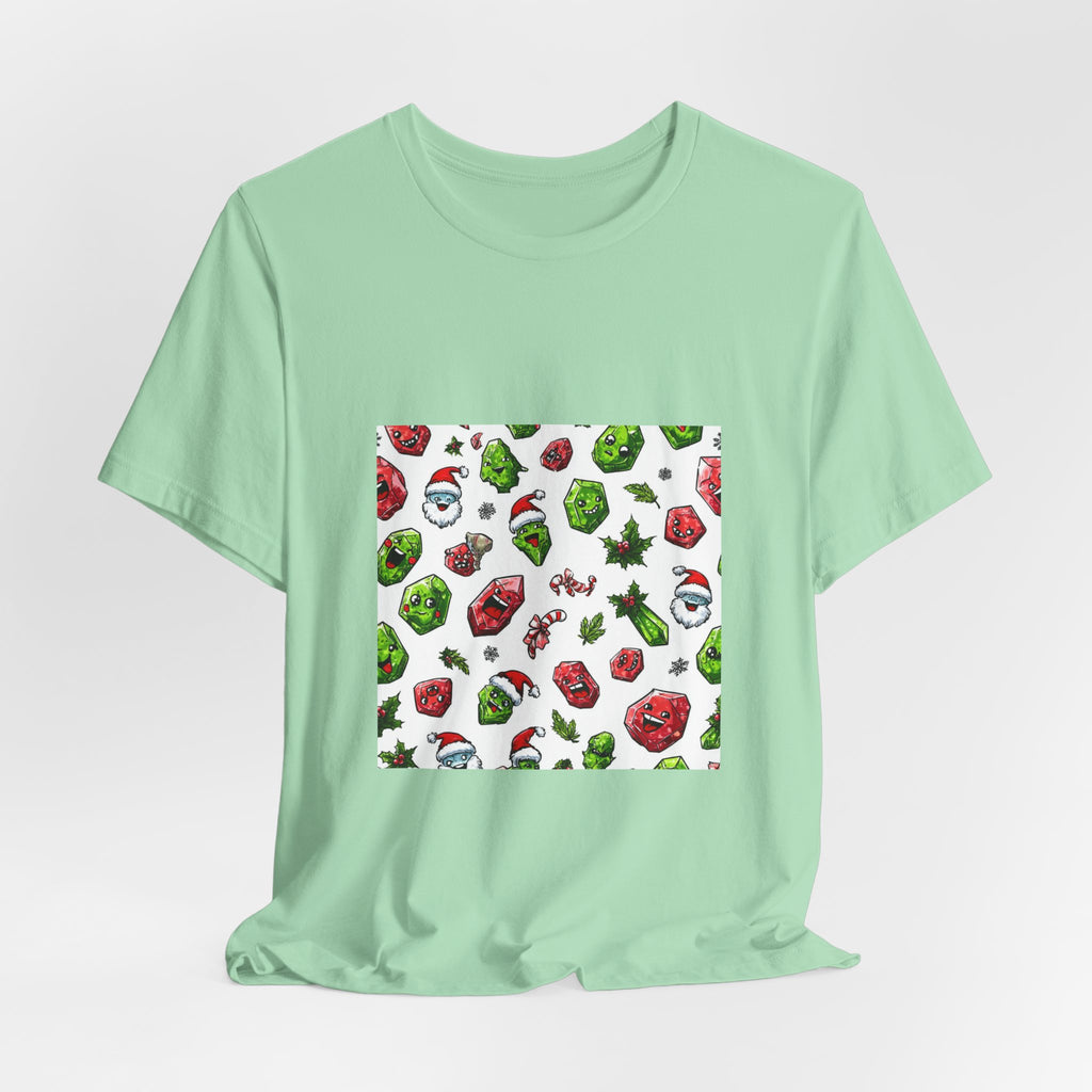 Christmas Crystal Cheer T-Shirt | Golds, Mints & Teal