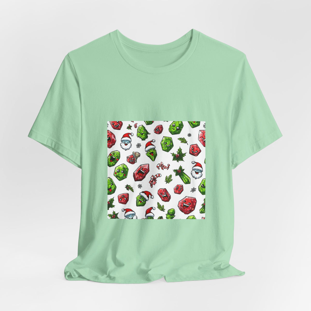 Christmas Crystal Cheer T-Shirt | Golds, Mints & Teal