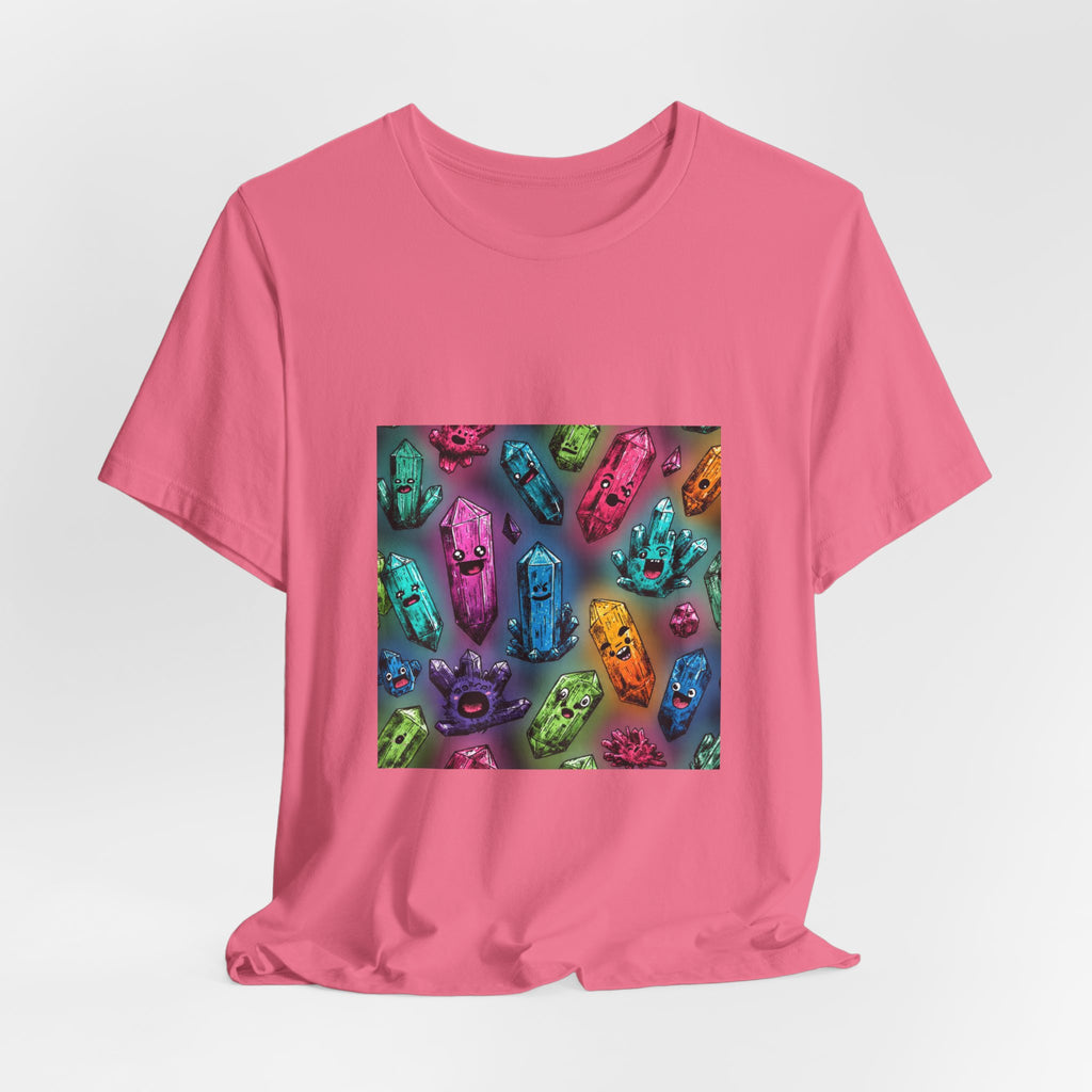 Colorful Crystal Characters T-Shirt | Pinks & Orchid