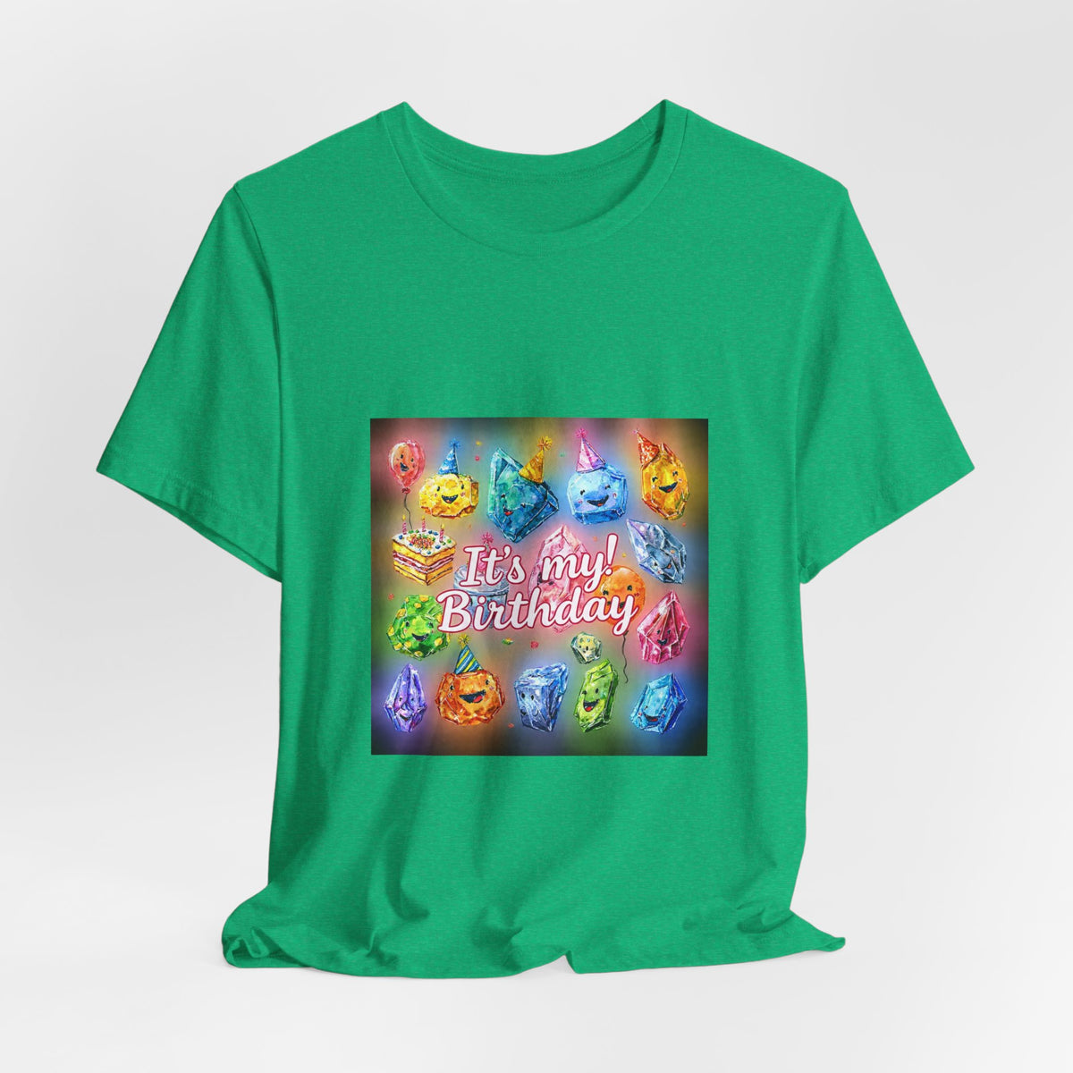 It's My Birthday Crystal Party T-Shirt | Greens