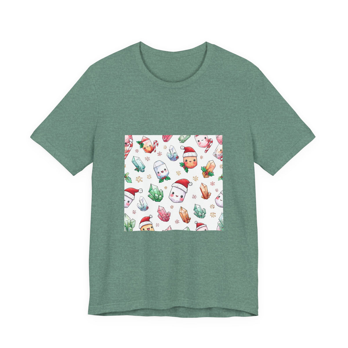 Pastel Christmas Crystal Friends T-Shirt | Forest & Ocean
