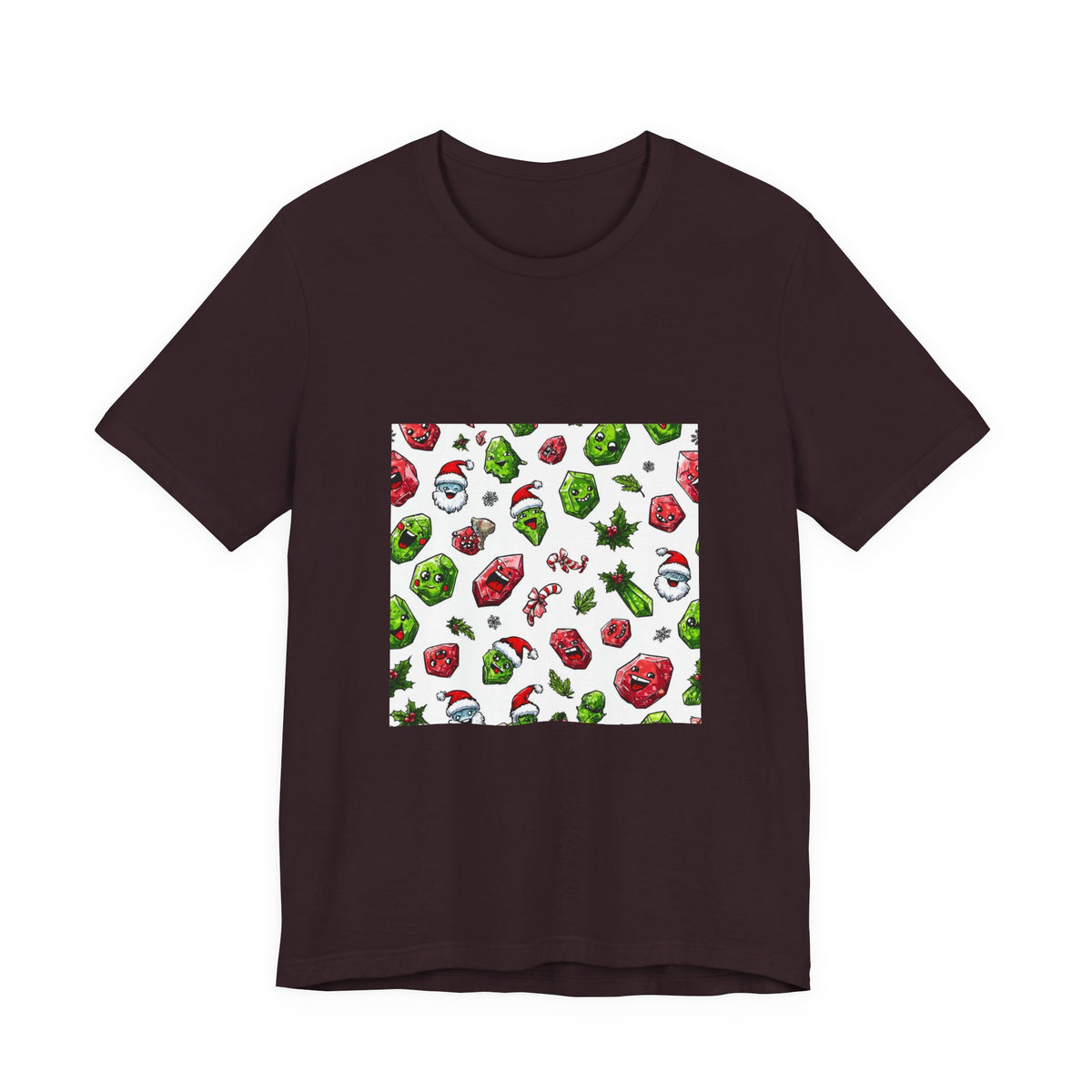 Christmas Crystal Cheer T-Shirt | Dark Neutrals & Reds