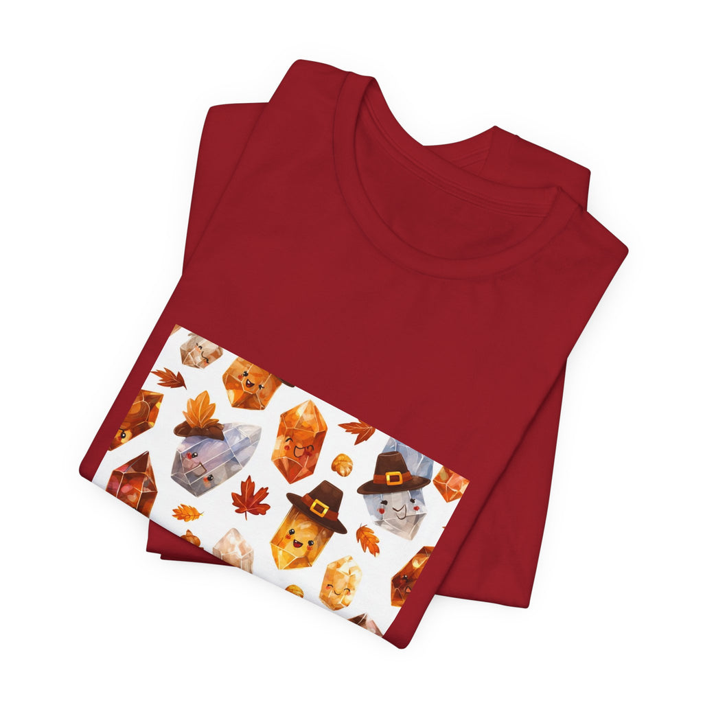 Thanksgiving Crystal Harvest T-Shirt | Dark Neutrals & Reds