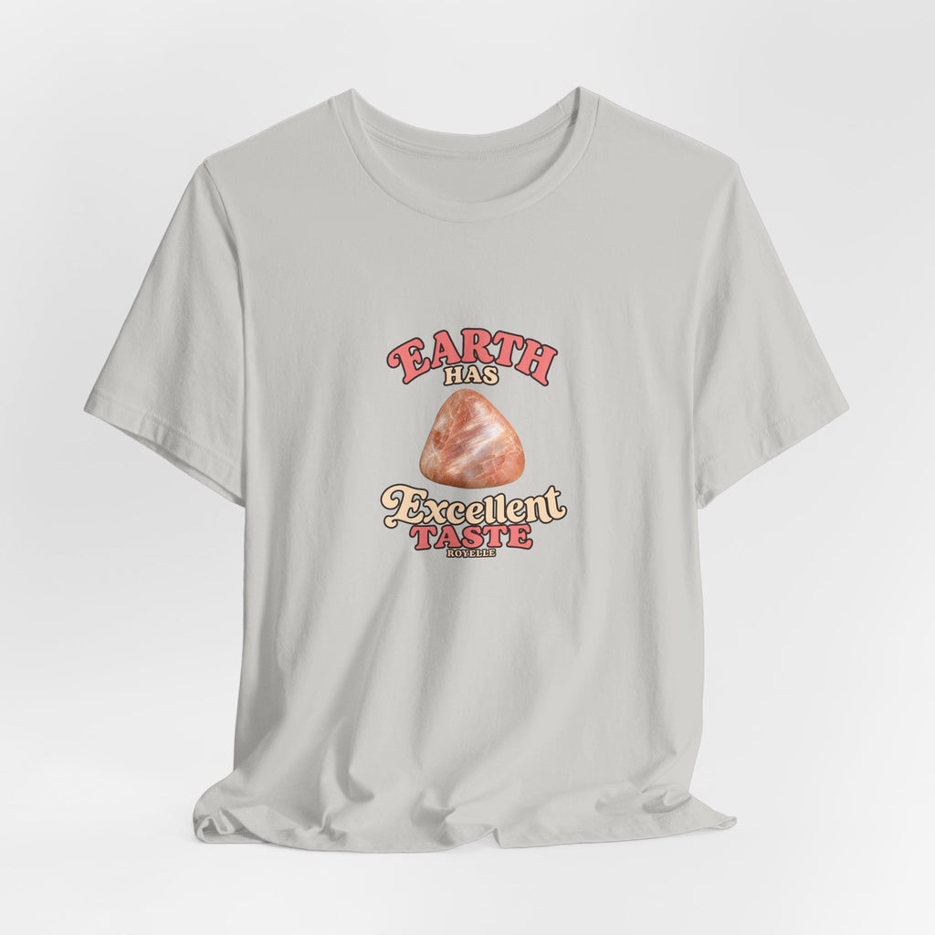 Earth Has Excellent Taste — Peach Moonstone Tee | Light Neutrals