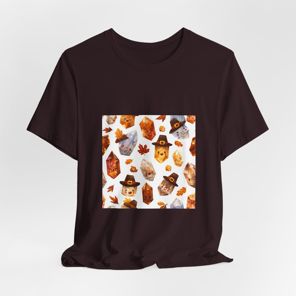 Thanksgiving Crystal Harvest T-Shirt | Dark Neutrals & Reds