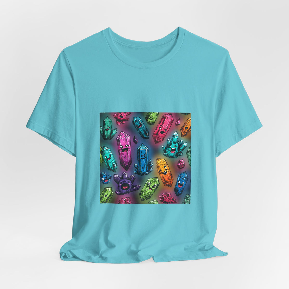 Colorful Crystal Characters T-Shirt | Forest & Ocean