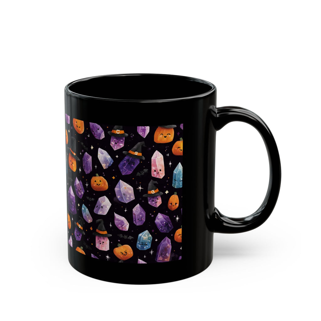 Halloween Crystal Party Black Mug