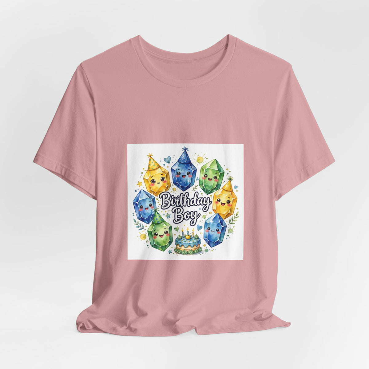 Birthday Boy Crystal Party T-Shirt | Pinks & Orchid