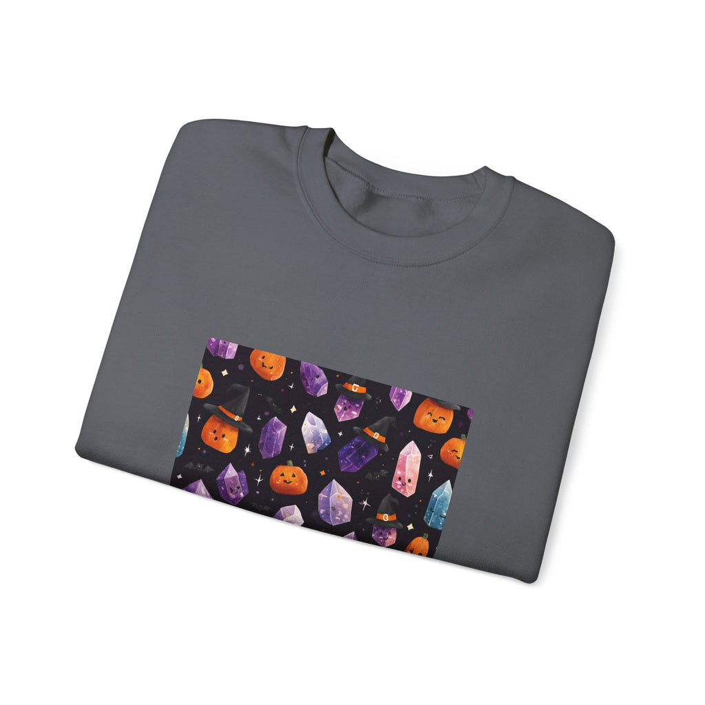 Halloween Crystal Party Crewneck | Neutrals & Reds